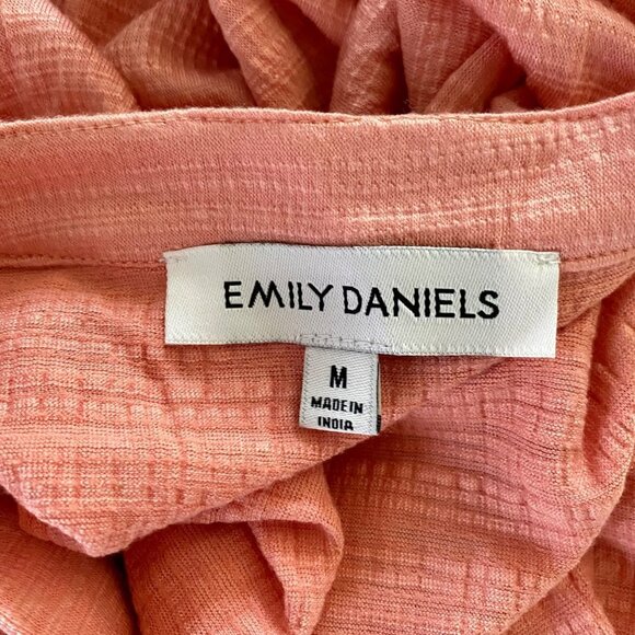 Emily Daniels Button Up Top 3/4 Sleeve Women's Medium - Picture 7 of 7